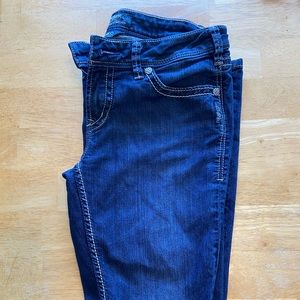 Silver boot cut jeans